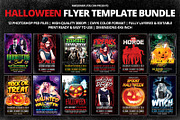 Halloween Flyer Template Bundle