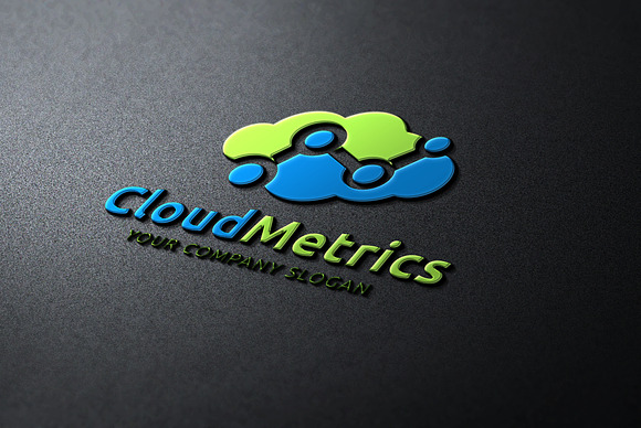 Cloud Metrics in Logo Templates - product preview 1