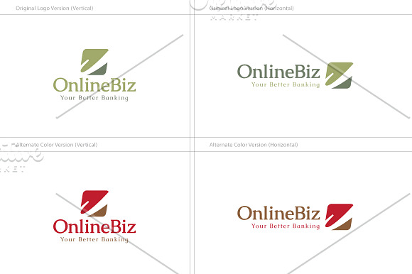 Online Business Logo in Logo Templates - product preview 2