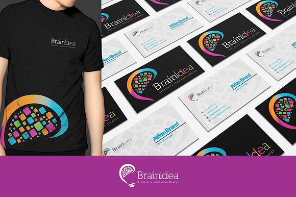 Brain Idea Logo in Logo Templates - product preview 1