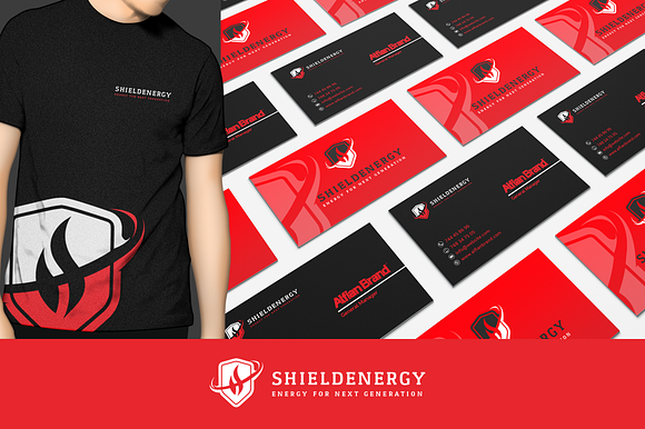 Shield Energy Logo in Logo Templates - product preview 1