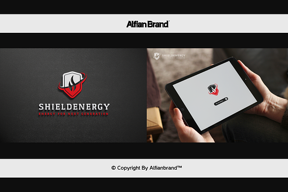 Shield Energy Logo in Logo Templates - product preview 3
