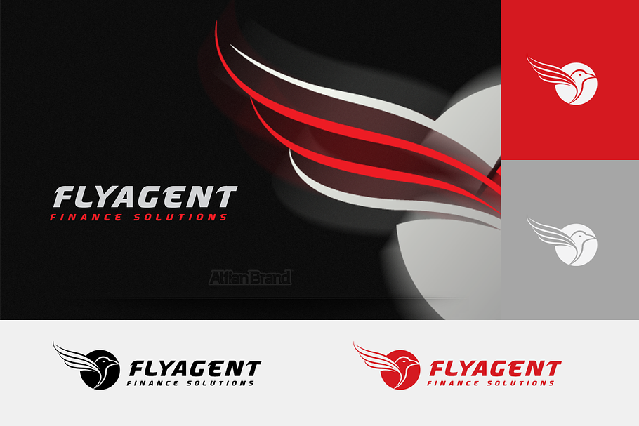 Fly Agent Logo in Logo Templates - product preview 8