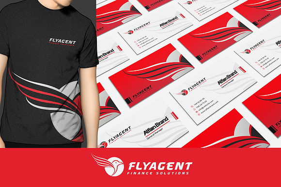 Fly Agent Logo in Logo Templates - product preview 1