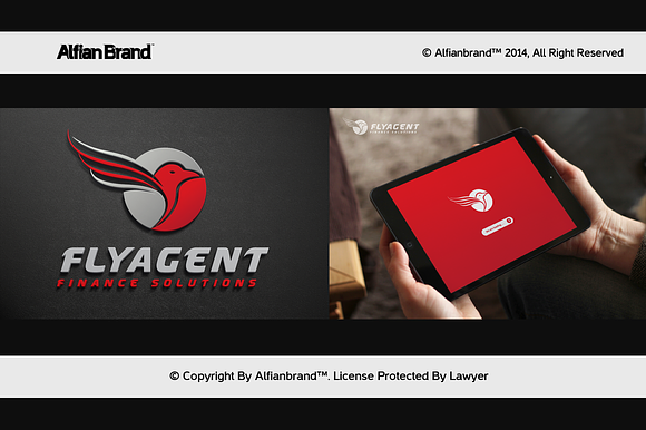 Fly Agent Logo in Logo Templates - product preview 3