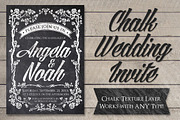 Chalk Wedding Invite