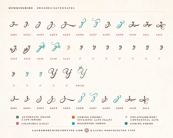 Hummingbird - Bold in Script Fonts - product preview 24
