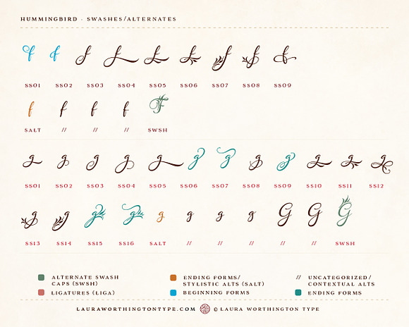 Hummingbird - Regular in Script Fonts - product preview 15