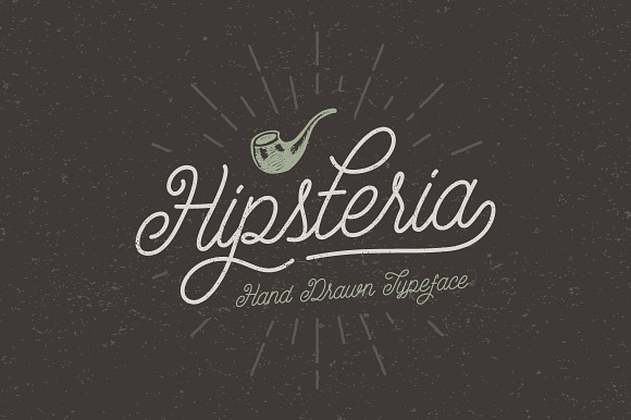 Hipsteria + Bonus in Twitter Fonts - product preview 4
