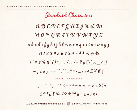 Azalea Smooth in Script Fonts - product preview 8