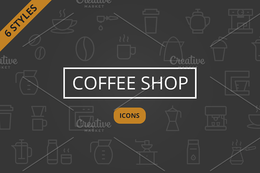 Coffee Shop Icon Set