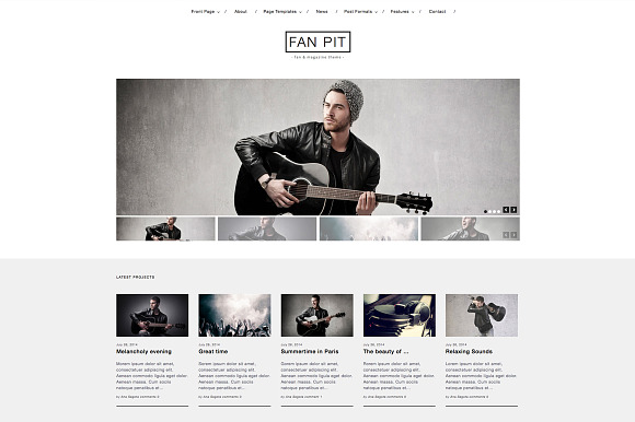 Fan Pit - Fan and Magazine Theme in WordPress Magazine Themes - product preview 1