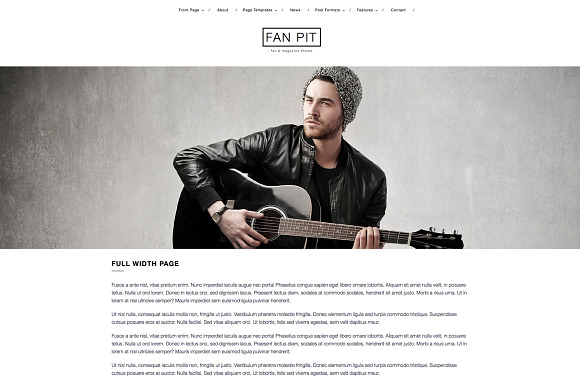 Fan Pit - Fan and Magazine Theme in WordPress Magazine Themes - product preview 3