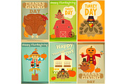 Thanksgiving Posters Set