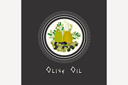 Vector Olive Oil
