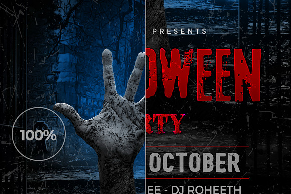 Halloween Party in Flyer Templates - product preview 2