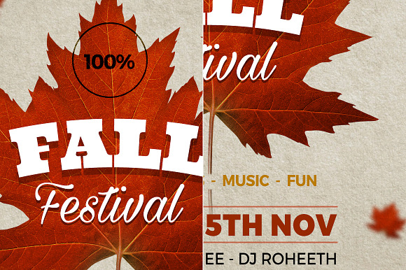 Autumn Fall Flyer in Flyer Templates - product preview 2
