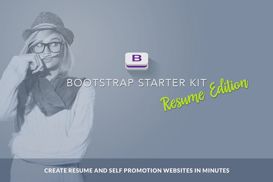Bootstrap Starter Kit Resume Edition