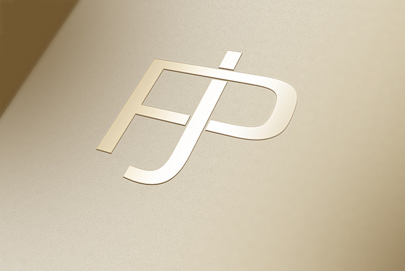 JP Monogram PJ Monogram in Logo Templates - product preview 3
