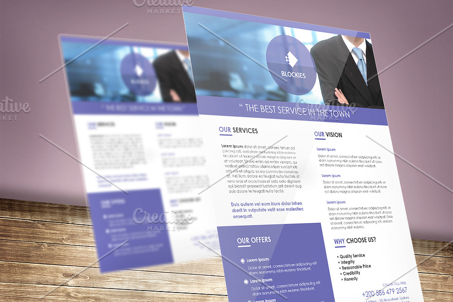 Corporate Flyer Template V.4 in Flyer Templates - product preview 8