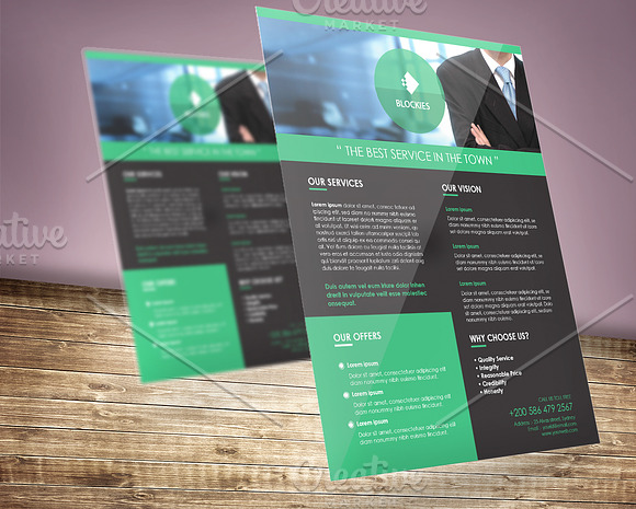 Corporate Flyer Template V.4 in Flyer Templates - product preview 1