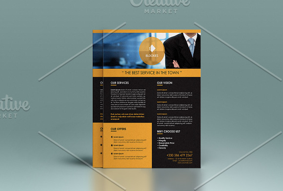 Corporate Flyer Template V.4 in Flyer Templates - product preview 3