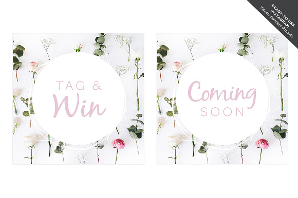 Instagram Banners 6 Pack - Whimsical in Instagram Templates - product preview 2
