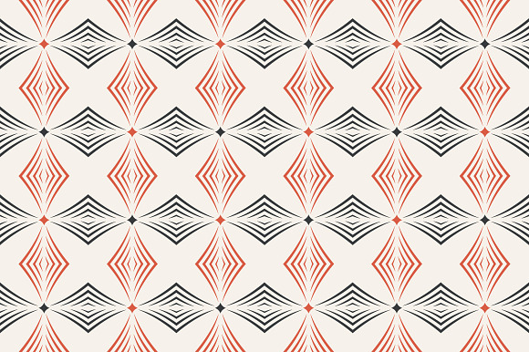 Art deco seamless backgrounds in Patterns - product preview 7
