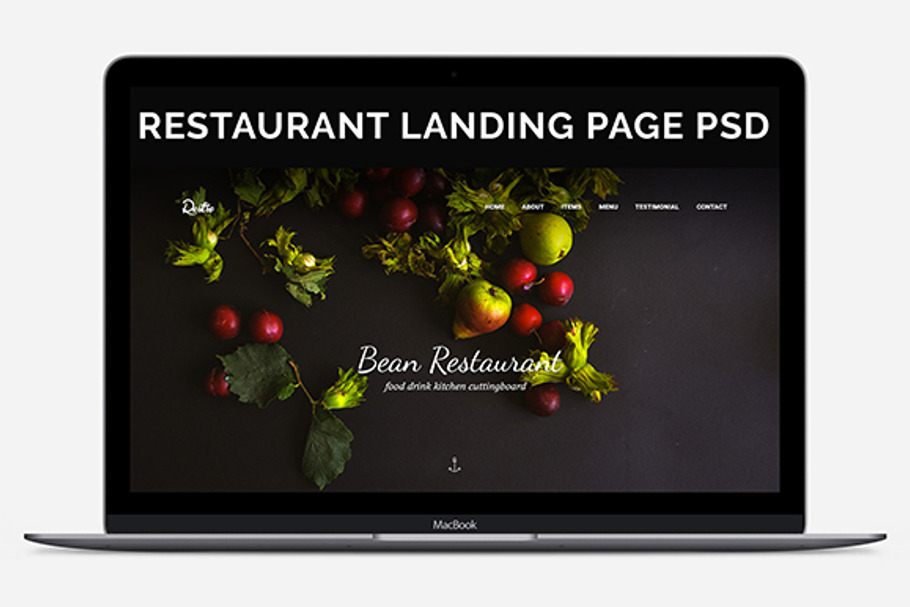 Bean | Restaurant template in Landing Page Templates - product preview 8