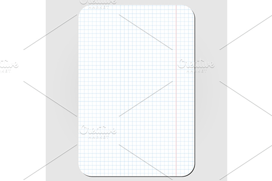Plaid paper sheet. Vector+jpg in Textures - product preview 8