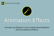 Animation Effects Adobe Muse Widget