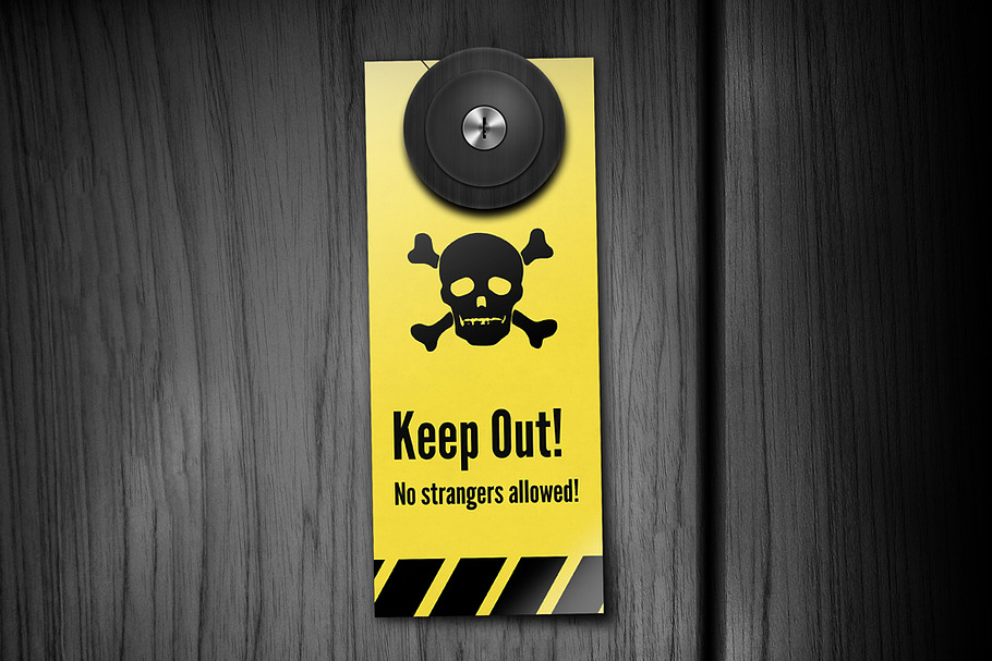 Keep Out! Door Hangers