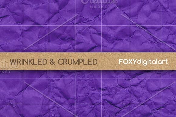 Wrinkled Digital Paper Backgrounds in Textures - product preview 2