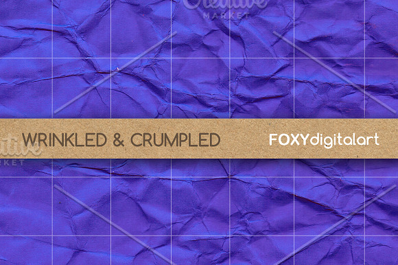 Wrinkled Digital Paper Backgrounds in Textures - product preview 3