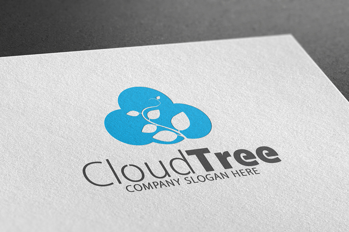 Cloud Tree in Logo Templates - product preview 8