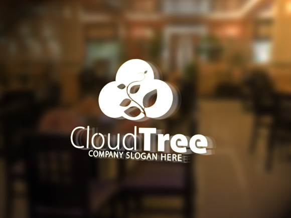 Cloud Tree in Logo Templates - product preview 2
