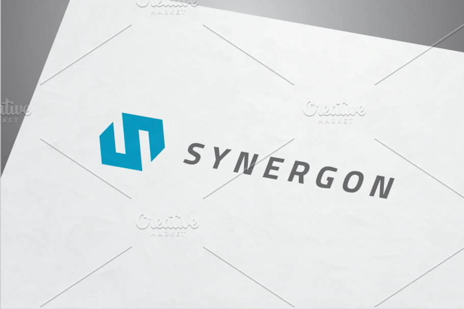 Synergon - Letter S Logo in Logo Templates - product preview 8