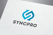 SyncPro - Letter S Logo