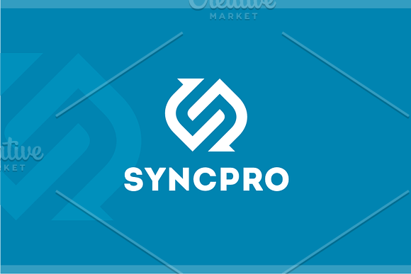 SyncPro - Letter S Logo in Logo Templates - product preview 2