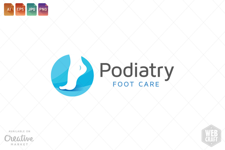 Podiatry Logo Template 11 in Logo Templates - product preview 8