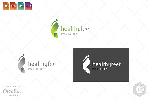 Podiatry Logo Template 12 in Logo Templates - product preview 4