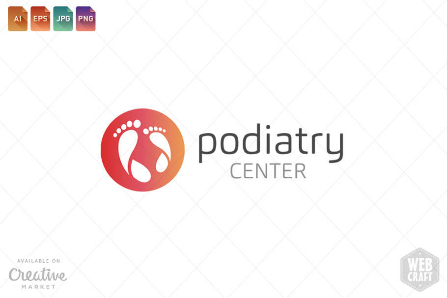 Podiatry Logo Template 14 in Logo Templates - product preview 8