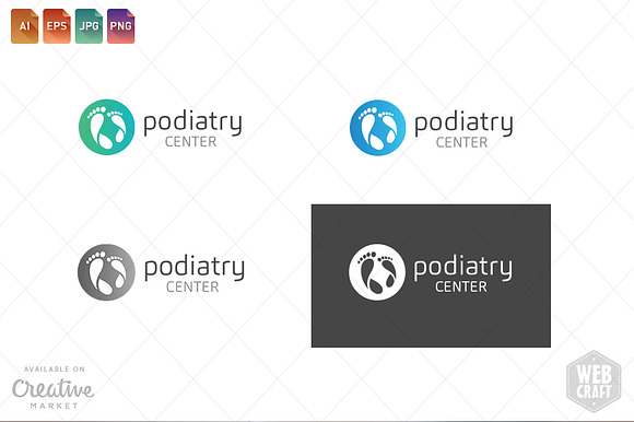 Podiatry Logo Template 14 in Logo Templates - product preview 4