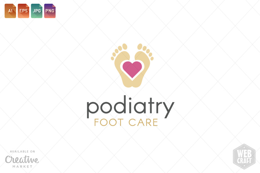 Podiatry Logo Template 13 in Logo Templates - product preview 8