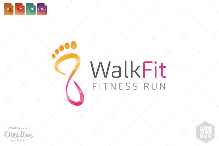 Podiatry / Fitness Logo Template 15 in Logo Templates - product preview 8
