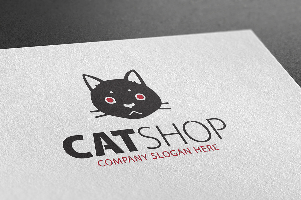Cat Shop Logo in Logo Templates - product preview 8