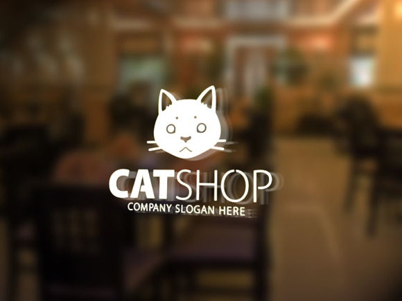 Cat Shop Logo in Logo Templates - product preview 2