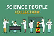 Science vector icons set