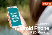 Android Phone - Lifestyle mockup