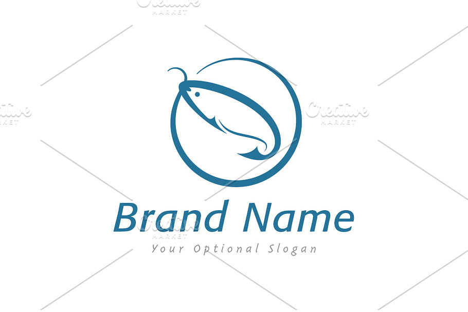 Fish Hook Logo in Logo Templates - product preview 8